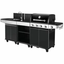 Grosses soldes ✔️ Ohmex OHM-BBQ-4270KIT Grill - Gril à Gaz 🤩