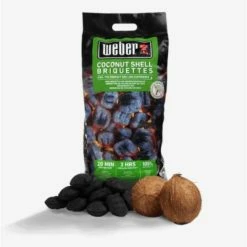 Grosses soldes ✔️ Weber Briquettes De Coquille De Noix De Coco 4 Kg - Divers Grils ⋅ Camping 😀