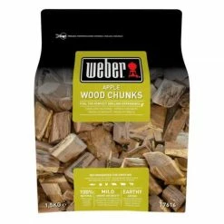 Le moins cher 👍 Weber Wood Chunks Pomme - Divers Grils ⋅ Camping ✔️